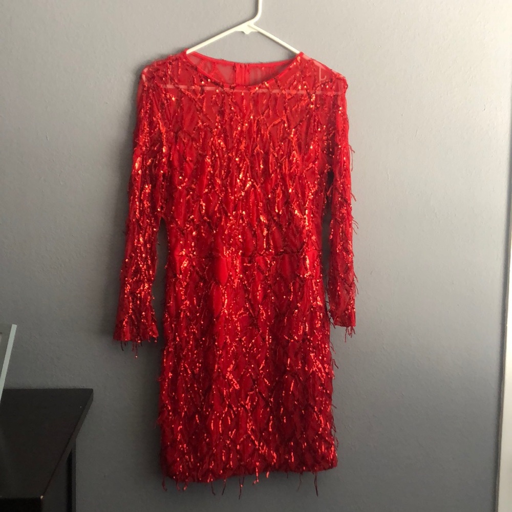 Red dress